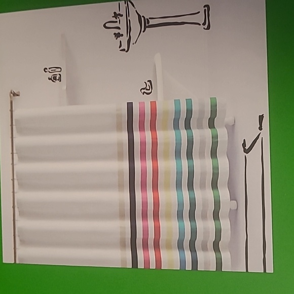 ♠️Kate Spade Shower Curtain - Picture 5 of 7